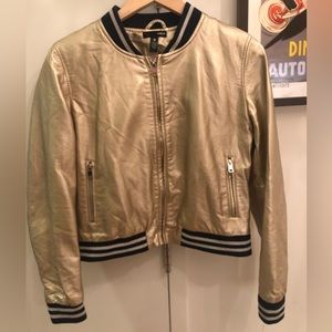 AQUA 💛 Unique! Vegan Leather Jacket